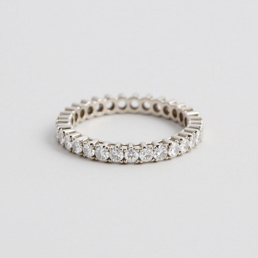diamond band ring, eternity band , lab grown band ring