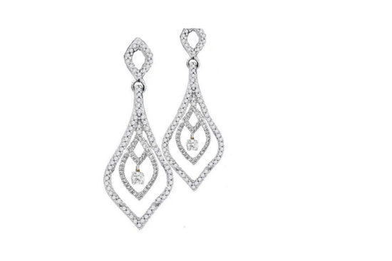 Minimalist Earrings, 925 Sterling Silver Delicate Simple Long Dangle Earring Gift for Bridesmaid Her Sister Girlfriend Mom