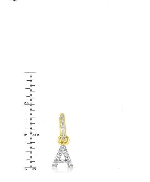 Gold Plated Hoop Earrings, Dainty Letter Earring, Moissanite Earrings, Gifts For Her, Personalized Gifts, Handmade Jewelry, Mothers Day Gift