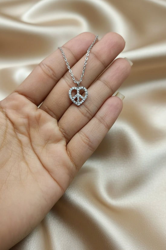 Tiny Heart Charm Pendant Necklace for Girl- Sterling Silver Dainty Heart Pendant for Women Perfect Valentine Gift