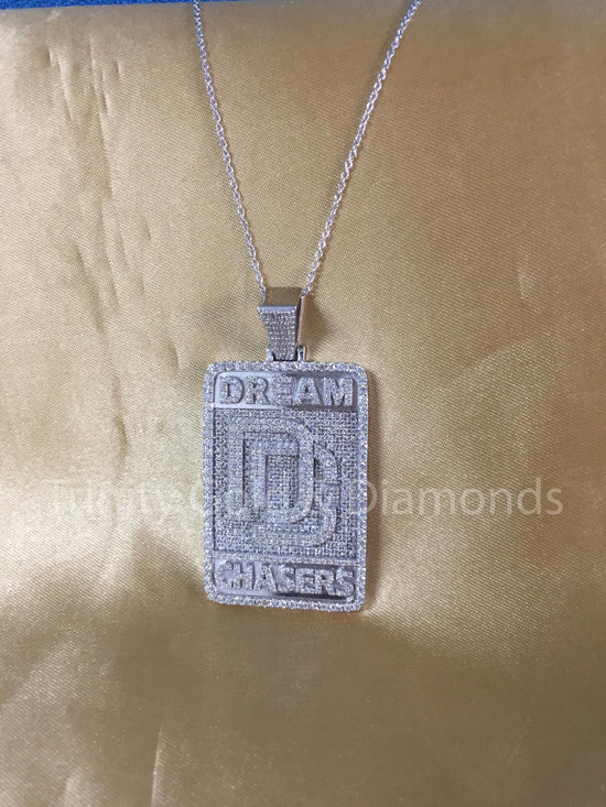 76MM DREAM CHASERS PENDANT• Lab Grown Diamond Hip Hop Pendant • Sterling Silver Dream Chasers Pendant Men And Women • Hip Hop Jewelry •