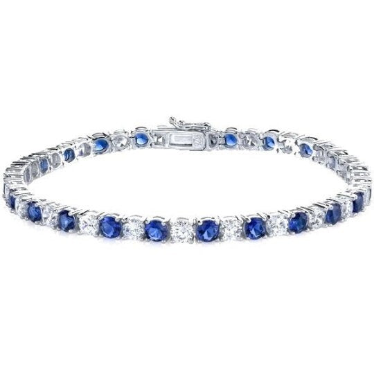 Moissanite Diamond Tennis Bracelet, Gemstone Tennis Bracelet, Alternative Gemstone Tennis Bracelet, Classic Tennis Bracelet, Four Prong,