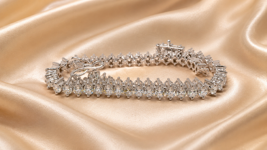 3.00Ct ROUND Cut MOISSANITE Diamond Tennis, Diamond Bracelet, Women Bracelet, Gifts for Women, Mom Gift  Anniversary Gift, Mother&