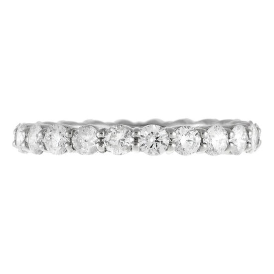 Eternity Ring • Full Eternity Moissanite Ring for Women • Size-5-12 USA • Perfect Birthday Gift for Girl