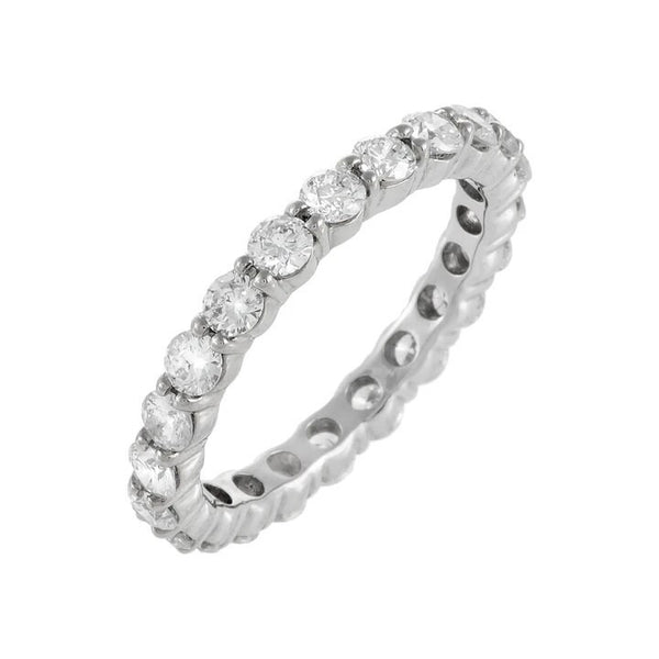 Eternity Ring • Full Eternity Moissanite Ring for Women • Size-5-12 USA • Perfect Birthday Gift for Girl