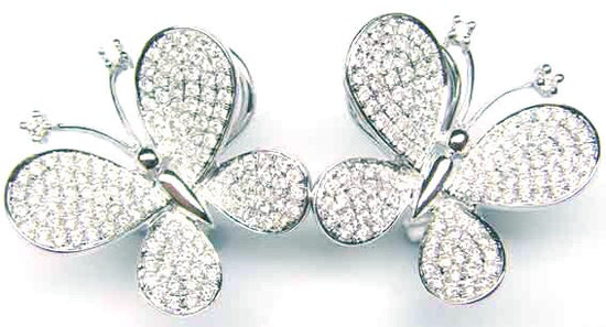 SMALL TINY BUTTERFLY Stud Earrings For Her, Small Beautiful Stud Earrings, Animal Jewelry, Bird Diamond Stud Earrings, Earrings, Earrings