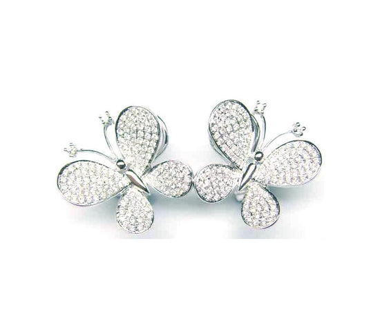 SMALL TINY BUTTERFLY Stud Earrings For Her, Small Beautiful Stud Earrings, Animal Jewelry, Bird Diamond Stud Earrings, Earrings, Earrings