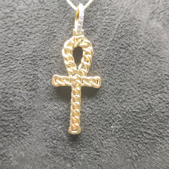 STERLING SILVER CROSS Pendant, Cross Pendant, 14kt Sterling Silver, Charm Pendant , Pendant For Women, Unique, Valentine  Gift For Her