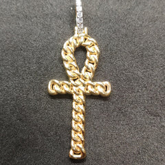 STERLING SILVER CROSS Pendant, Cross Pendant, 14kt Sterling Silver, Charm Pendant , Pendant For Women, Unique, Valentine  Gift For Her
