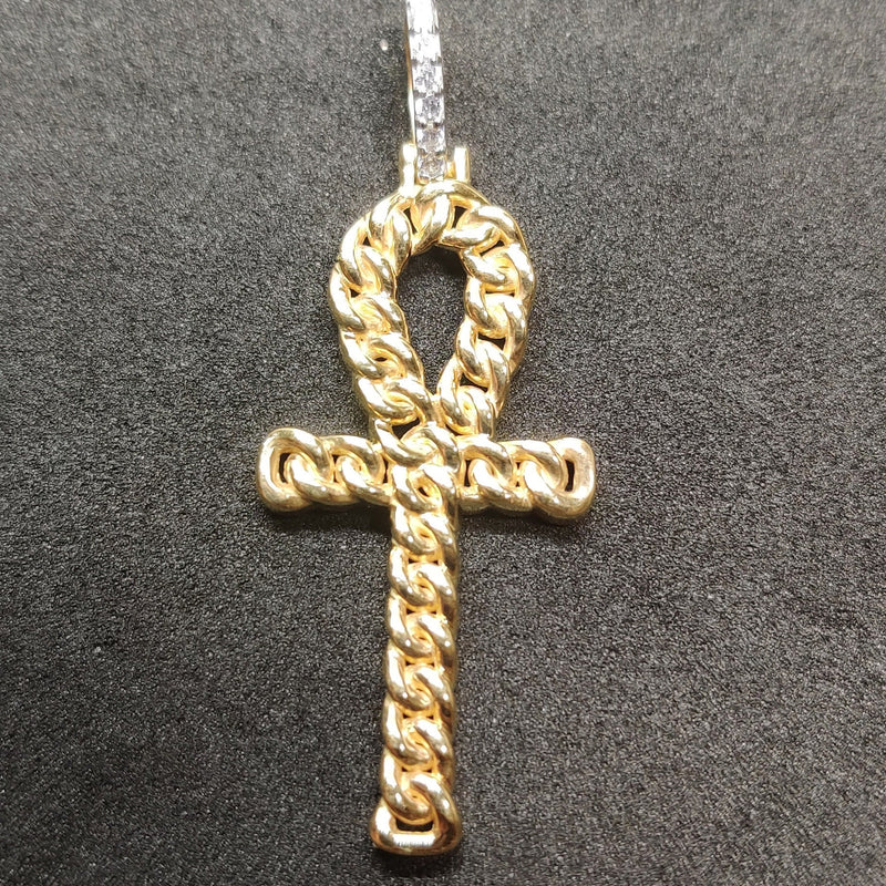 STERLING SILVER CROSS Pendant, Cross Pendant, 14kt Sterling Silver, Charm Pendant , Pendant For Women, Unique, Valentine  Gift For Her