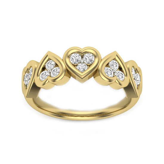 Moissanite Heart Ring, 2.0CT Small Heart Shape Ring, Heart Wedding Band, Sterling Silver Ring For Women, Perfect Gift for Her