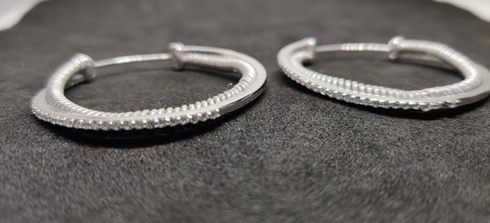 Handmade Sterling silver Hoop Earrings, Big Handmade Hoop Earrings, Wedding Handmade Hoops Earrings, Wedding anniversary Hoop Earrings, gift