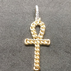 STERLING SILVER CROSS Pendant, Cross Pendant, 14kt Sterling Silver, Charm Pendant , Pendant For Women, Unique, Valentine  Gift For Her