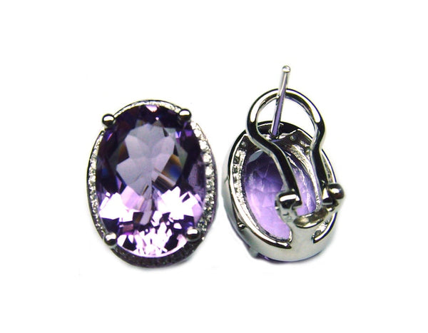 3.0 CARAT LARGE OVAL Daimond Stud Earrings With 10kt Gold Over 925 Silver, Stud earrings For Women, Stud Earrings For Women, Valentine Gift