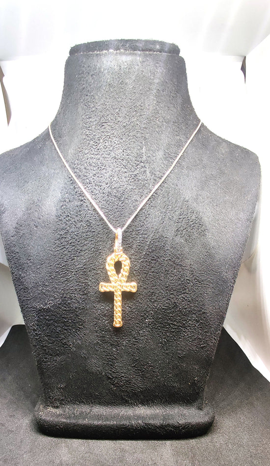 STERLING SILVER CROSS Pendant, Cross Pendant, 14kt Sterling Silver, Charm Pendant , Pendant For Women, Unique, Valentine  Gift For Her