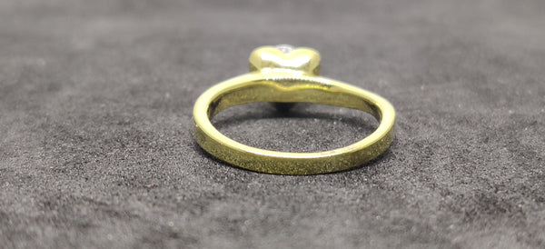 1.0 Carat Heart Shape Ring In Sterling Silver, Diamond Ring, Silver Diamond Ring, Gift For Her, Wedding Gift,Rings, Sterling silver Ring