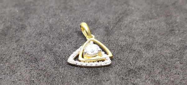 1.0 CARAT DIAMOND PENDANT with 18 Inch Box Chain In Sterling Silver, Sterling Silver Necklace Pendant, Gift For Her