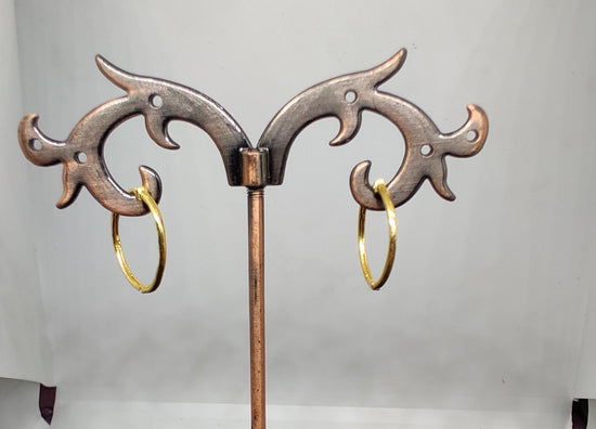 SMALL HANDMADE BIG Hoop Earrings In Sterling Silver 925, Gift for Her, Handmade Hoop Eariings,Sterling Silver 925 Small Hoops Earrings,gifts