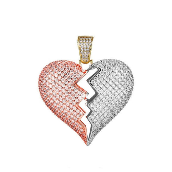 MOISSANITE HEART NECKLACE, 3.0CT Moissanite Diamond Pendnat Necklace, Heart Necklace , Valentine Day Gifts for Her, Sterling Silver Heart