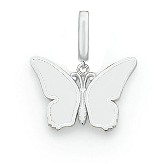 BUTTERFLY NECKLACE PENDANT, Sterling Silver Butterfly Necklace, Sterling Silver Butterfly Charm, butterfly charm, silver butterfly, butterfly