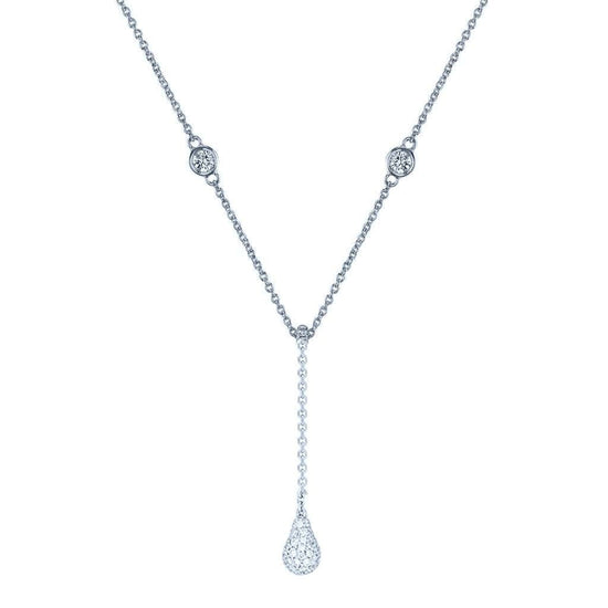 Delicate Diamond Necklace, Moissanite Necklace, 14kt gold Finish Diamond Necklace With 16,18 Inch cable Chain, Everyday necklace, Gifts