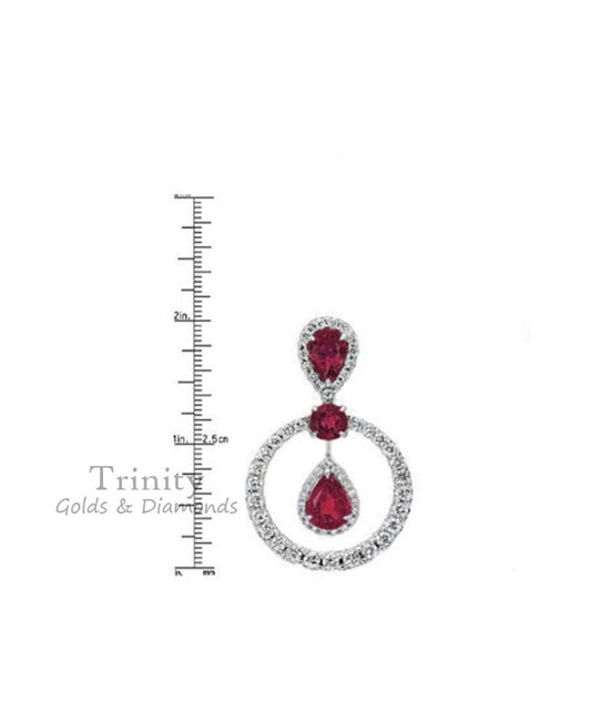 True Elegant Blue Pear shape Topaz And Diamond Dangle Drop Earrings, Topaz Drop earrings,Wedding Earrings, Gemstone Dangle Earrings, Gifts