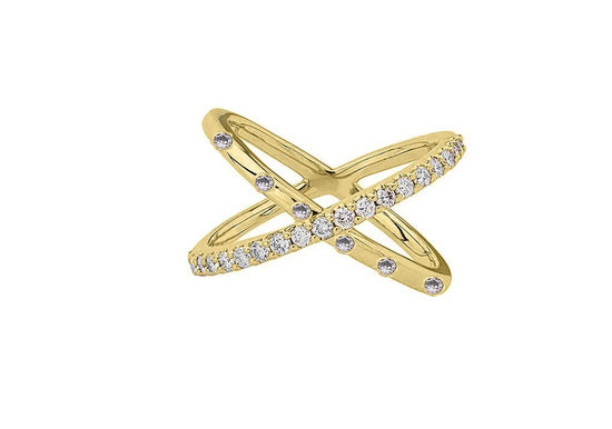 Crossover Sterling Silver Ring, Moissanite Diamond Ring, Stacable Ring, fall trends, 925 sterling silver, Crossover Ring, X cross ring