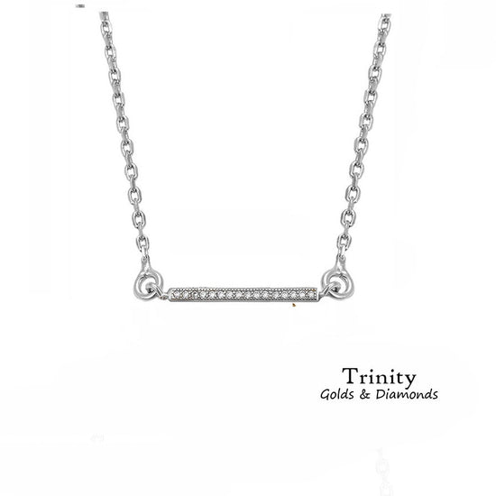 Dainty Bar Necklace/ 14k Gold Finish Bar Necklace/ Everyday Necklace/ Simple 925 Silver Necklace/ Minimal Jewelry/ Dainty Necklace For Her
