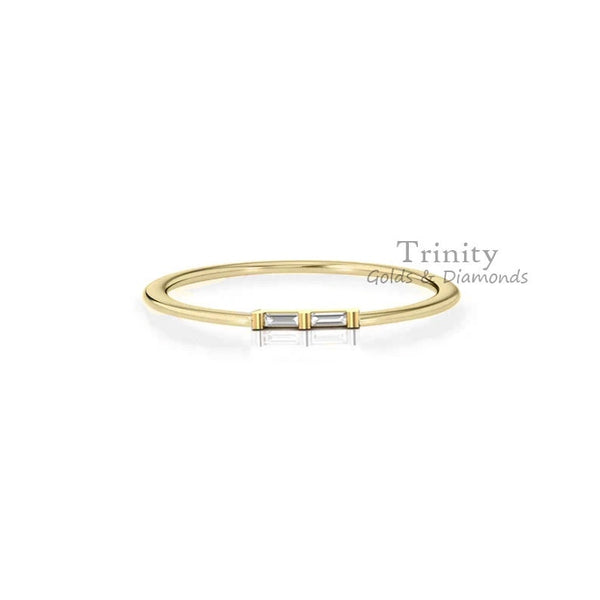 925 sterling silver Thin Simple Ring For Her, Birthday Gift For Her, Diamond Dainty Ring, 1.50 Ct Simulated Diamond Danity Delicate Ring