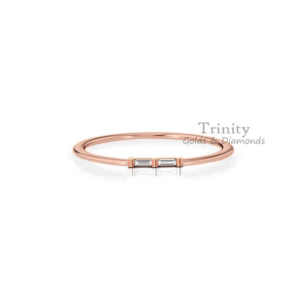 925 sterling silver Thin Simple Ring For Her, Birthday Gift For Her, Diamond Dainty Ring, 1.50 Ct Simulated Diamond Danity Delicate Ring