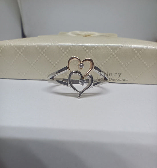 Double Heart Shape Women&