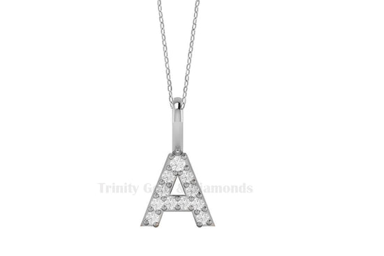 Initial Pendant • Initial Necklace • Initial Pendant Necklace Silver • Personalized Initial Pendant - Your Unique Statement Piece •