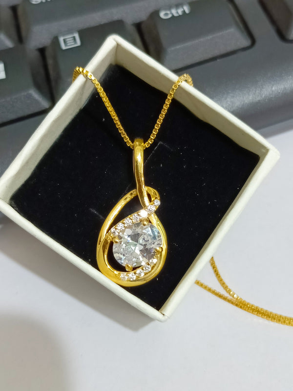 Sterling Silver Solitaire Pendant Necklace, 1ct Oval Cut Diamond CZ Bridesmaid Necklace, Bridesmaid Gift, Gift For Her, CZ Diamond Necklace