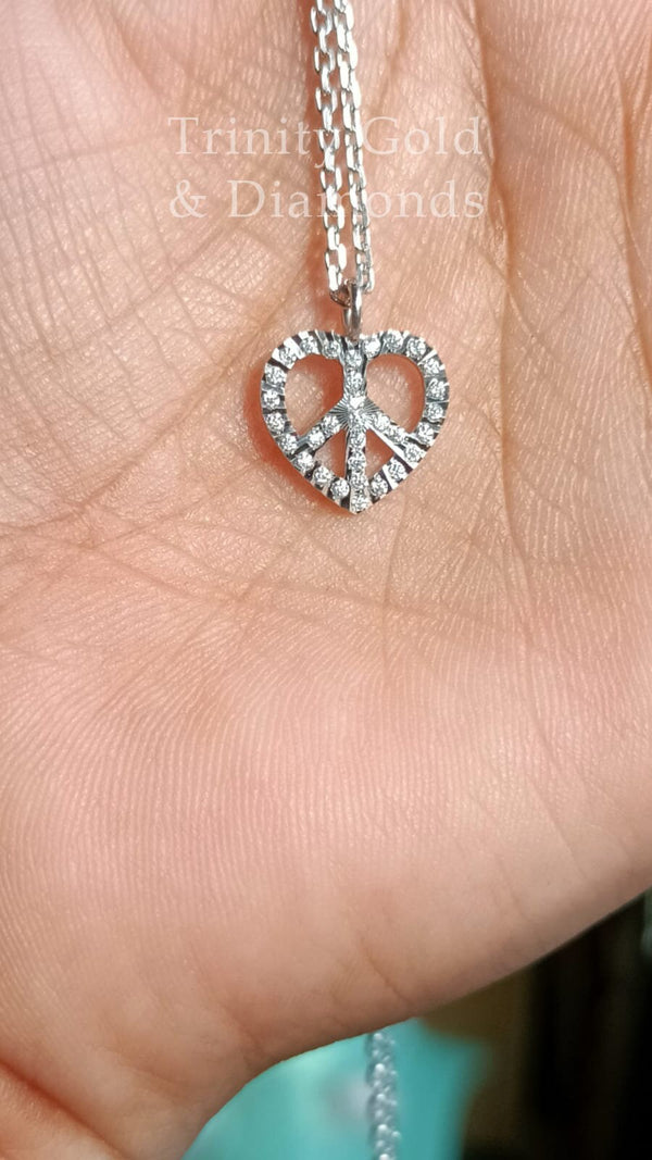 Tiny Heart Charm Pendant Necklace for Girl- Sterling Silver Dainty Heart Pendant for Women Perfect Valentine Gift