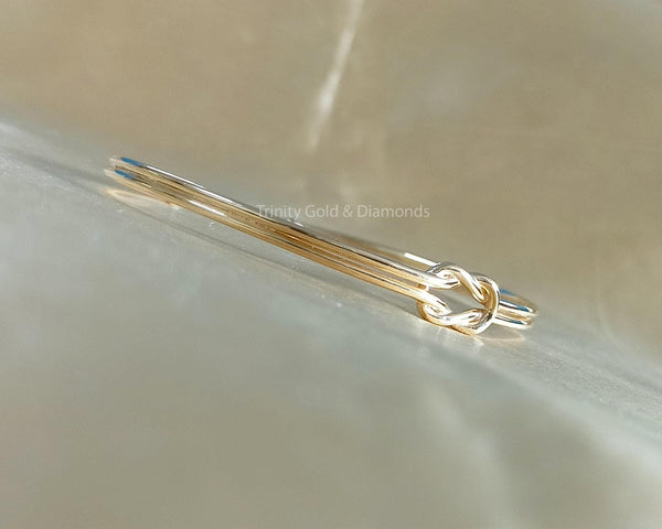 Knot Bangle for Women • Gold Knot Bangle • Love Knot Statement Bangle Bracelet for Women • Infinity Love Knot • Perfect Gift for Women