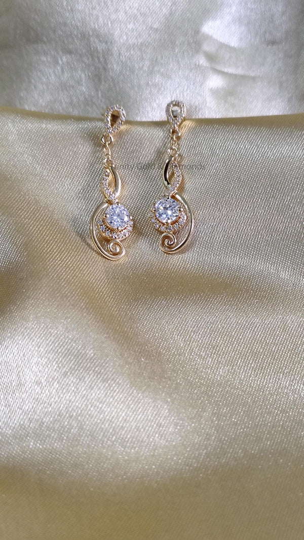 Dangle Earrings For women • Lab Grown Diamond Earrings • Solitaire Earrings • Chandelier • Anniversary Gift for Women • 30mm Long Earrings