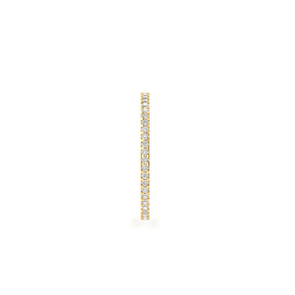 Dainty Eternity Band • 1.20mm Eternity Stacking Ring for Women • Lab Grown Diamond Wedding Band for Women • Stacking Ring • Size-5-12USA