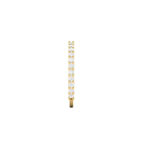 Lab Grown Diamond Wedding Band • 10KT Gold Half Eternity Ring • Perfect Wedding Gift for Her • Available in Size-5-12USA
