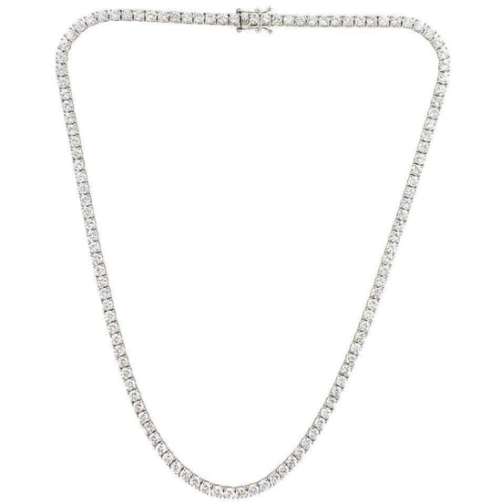 Tennis Necklace • Lab Grown Diamond Solitaire Necklace for Women • Perfect Gift for Her