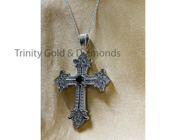 Big Cross Pendant for Men • Antique Cross Pendant-Necklace for Men's • Hip Hop pendant-necklace • Perfect Gift for Him • Statement Jewelry