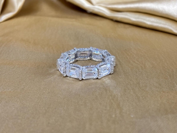Handmade Shared Prong Set Ring for Women • Size-5-12 USA • Classic Eternity Gift for Her