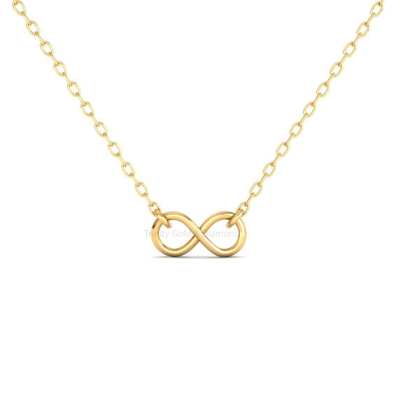 Silver Infinity Necklace for Women, Infinity Necklace, Infinity Pendant, Charm Necklace, Birthday Gift, Tiny Necklace, Minimalist Necklace