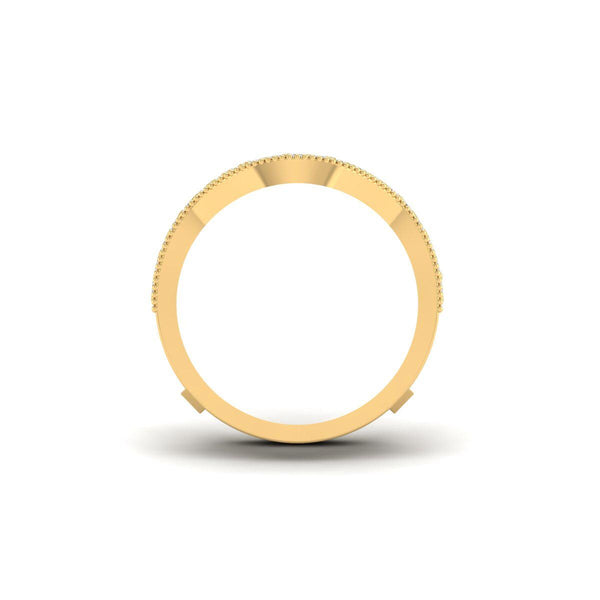 Double Row Chevron Enhancer Ring | 14K Gold Plated Diamond Guard Ring | Wedding Band Ring Set | Elegant Statement Ring for Women
