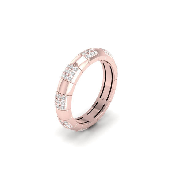 Eternity Wedding Band for Women, 4.5MM Wide Round Diamond Accent Ring, 925 Sterling Silver