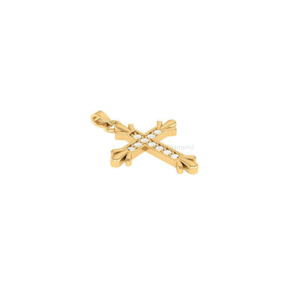 Elegant Cross Pendant Charm, Christian Symbol Necklace, Dainty Handmade Jewelry Gift for Women & Men, Faith-Based Charm