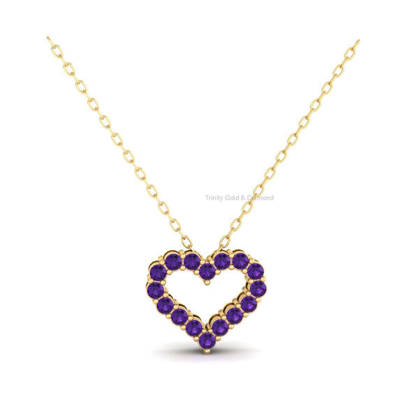 Heart Mom Necklace Gift for Her, Sparkling Heart Pendant for Mom, Mother’s Day Jewelry, Sentimental Necklace for Women, birthstone Heart