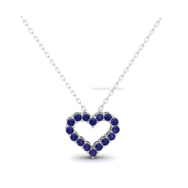Heart Mom Necklace Gift for Her, Sparkling Heart Pendant for Mom, Mother’s Day Jewelry, Sentimental Necklace for Women, birthstone Heart