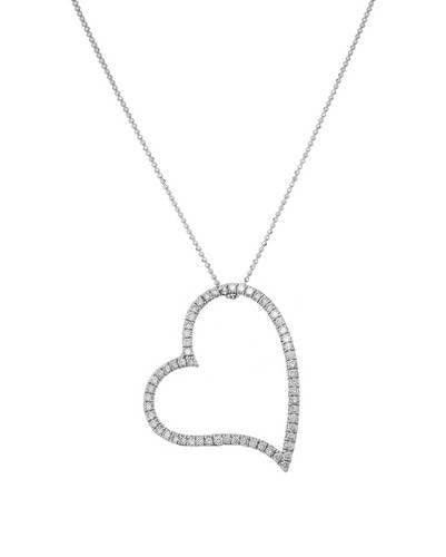 HEART NECKLACE,HEART Pendant,Diamond Heart Necklace,Open Heart Necklace,Silver Heart Necklace,Gift for Her,Anniversary Gift,Valantine Gift.