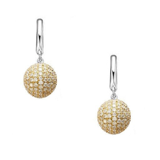 Diamond Disco Ball Dangle Earrings, Ball Dangle Drop Hoop Earrings, Minimalist Earring, Earrings Dangle, Bridesmaid Earrings, Christmas Gift