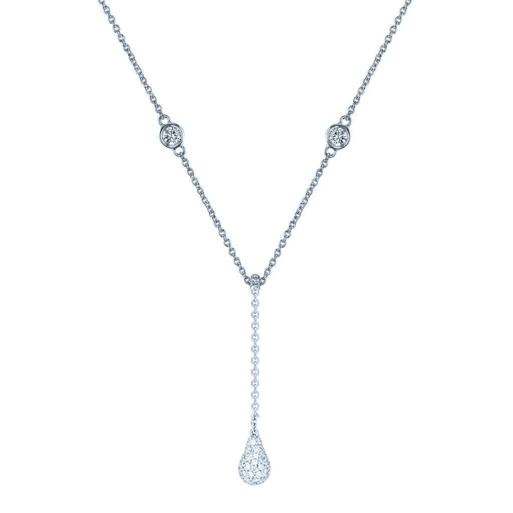 Delicate Diamond Necklace, Moissanite Necklace, 14kt gold Finish Diamond Necklace With 16,18 Inch cable Chain, Everyday necklace, Gifts